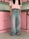 LINENNE－heart pocket denim (light blue)