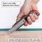 日本NT Cutter大型L刃金屬美工刀L-500GRP(自動鎖定;鋁壓鑄握把;刀片寬18mm;附折刀片器)切割刀