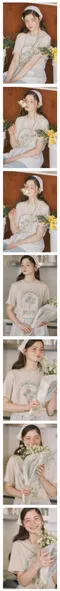 ourhope－Marguerite T-shirt(3color)