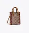 TORY BURCH T MONOGRAM JACQUARD STUDDED MINI TOTE