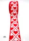 超值三折絕版品-大紅愛心植絨噴金拷克緞帶-38MM 情人節緞帶 包裝 裝飾