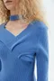 【現貨出清】NCORE x Andersson Bell  LAYERED高領造型長洋裝 (藍)