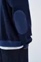 【25FW】After Pray 復古字體長袖上衣(深藍)