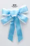 柔美藍蝴蝶結 (K597-6-31A/Gentle Blue Butterfly Bow) ｜手作｜布置｜織帶｜緞帶用途