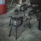 [ CARGO ]  工業風層架2入折疊桌-黑色/沙色/軍綠/灰色 ｜摺疊桌 露營桌 層架桌 露營層架 折疊小桌