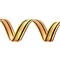 K1036 三色條紋繽紛緞帶 9mm (K1036 Three-Color  Stripe Ribbon 9mm)
