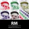 S126 短碼聖誕點點印刷羅紋緞帶 17mm  (S126 Dots Grosgain Ribbon -17mm)