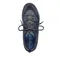 EXPLOREMAP 拼色麂皮綁帶機能運動鞋-藍色