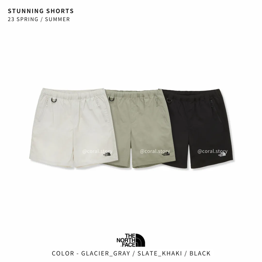 [THE NORTH FACE] ★STUNNING SHORTS The North Face STUNNING SHORTS 拉鍊口袋短褲男女版型皆有NS6NP03