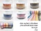 K849-38 撞色跳色緞帶38MM  (K849-38 Tricolor Srtipes Woven Ribbon 38MM)