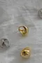 銀弧貝耳環 (兩色)