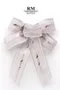 銀雪繽紛蝴蝶結 (K1414S/Silver Snow Colorful Butterfly Bow) ｜手作｜布置｜銀色｜緞帶用途