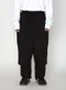 【22FW】 Ajobyajo 雙層造型長褲 (黑)