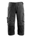 【MASCOT® 工作服】14249-442 #09 Black ¾ Length Trousers with kneepad pockets ® UNIQUE_CNS