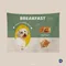 早餐吃麵包滿滿都是牠掛布-客製化預購｜BI01A