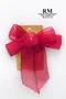 新年大紅蝴蝶結 (W692-7R/New Year Big Red Butterfly Bow) ｜手作｜布置｜紅色｜緞帶用途
