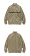 【22FW】 mahagrid 小Logo高領運動外套（淺褐）