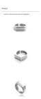 【22SS】Scaletto Black 切角造型戒指