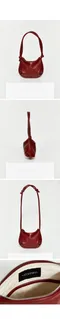 韓國設計師品牌Yeomim－pod bag (rouge)：肩背推薦