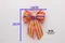 春天條紋蝴蝶結 (K1204-6/Spring Stripes Butterfly Bow) ｜手作｜布置｜裝飾｜緞帶用途｜綠色
