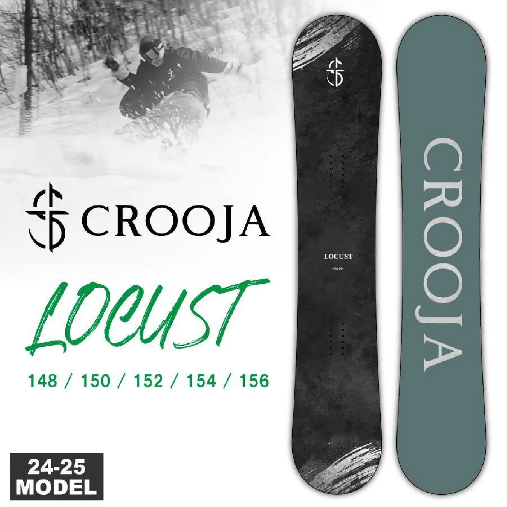 滑雪板] CROOJA SNOWBOARD 24/25 LOCUST 團購