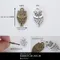 A1576 復古金屬色貓頭鷹金屬配件 2入  (Owl Décor)