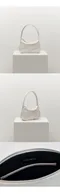 韓國設計師品牌Yeomim－mini ridge bag for  (cream）：極簡白色