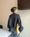 LINENNE－ mohair bolero cardigan (2color)