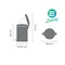 【缺貨】BRABANTIA PEDAL BIN NEWICON 白色 時尚腳踏式垃圾桶 20L #111846