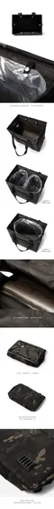 軍綠【the earth】 CORDURA 折疊式垃圾桶收納袋