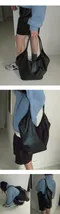 韓國設計師品牌Yeomim－vase bag (black)：大款花瓶肩背包 黑色