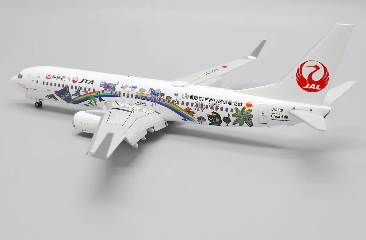 JC Wings 1/200 日本航空Japan TransOcean Air B737-800 JA11RK <沖繩>