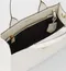 PRADA Small leather handbag with topstitching