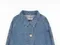 LINENNE－winona denim jacket (medium blue)：工裝風寬鬆牛仔外套