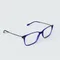 【NOOZ】時尚造型老花眼鏡－鏡腳便攜款（矩形－深藍色）