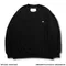 REPUTATION EMBROIDERY POLAR FLEECE / D - SWEATSHIRTS.FW - 搖粒絨電繡大學TEE / 黑