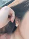 珍珠金球釦大力丸耳環