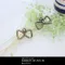 A1574-1 復古金屬色蝴蝶結金屬配件 2入  (Bow Décor)