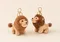 獅子絨毛吊飾｜混色｜仿真｜娃娃｜毛絨玩具｜收藏｜擺飾｜可愛｜動物｜吊飾