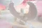 【非超光】愛希斯女神展翅雕像 (白色石材)