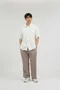 【22SS】韓國 雙口袋絲質素面短袖襯衫