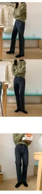 SALE/98doci made－深藍黑細磨毛牛仔褲：4 size（有加長版本）