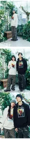【23FW】Mister Child 油畫花卉連帽TEE(杏)