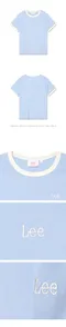 LEE-LEE-Women Standard Fit Ringer T-Shirt：棉質小LOGO上衣(3color/女款)