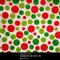 KC7590-1 紅綠點點亮蔥布料 一碼(KC7590-1 Red/Green/Lt. Green Glitter Dots Fabric)