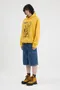 【25FW】After Pray 花卉郵票印花連帽TEE(黃)