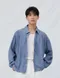 【26SS】韓國 水洗竹節紋落肩襯衫(3色)