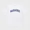 【22SS】 mahagrid Varsity Logo短袖上衣（淺灰）