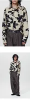 【22FW】 2113 Studio 大花朵長袖襯衫 (淺褐)