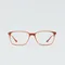 【NOOZ】時尚造型老花眼鏡－鏡腳便攜款（矩形－琥珀色）
